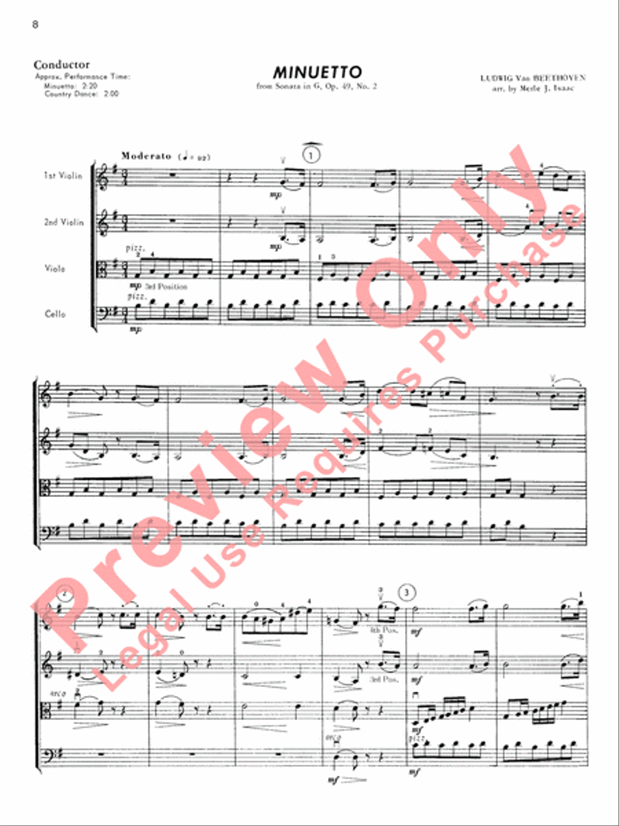 Highland/Etling String Quartet Series: Book 2 Cello scores gallery preview page 9