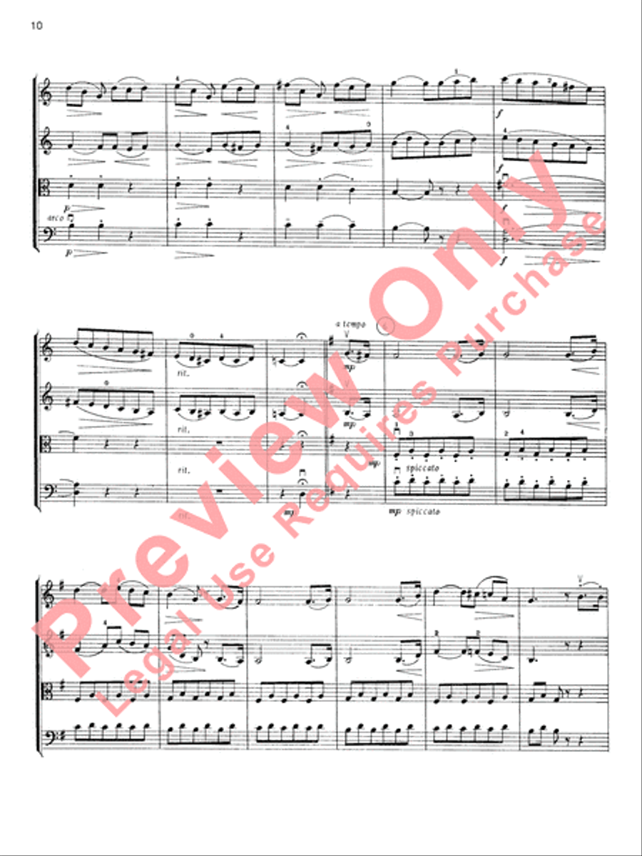 Highland/Etling String Quartet Series: Book 2 Cello scores gallery preview page 11