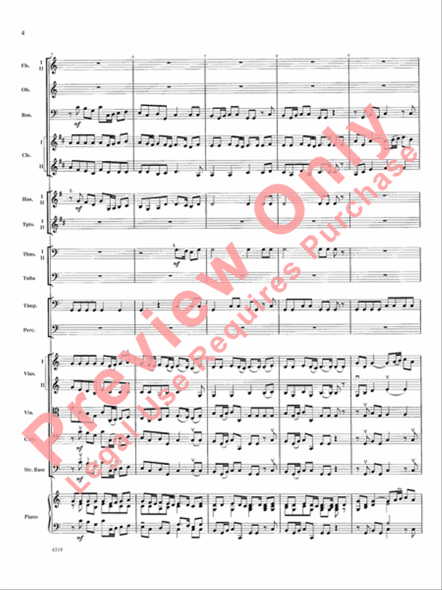 March March Full Orchestra scores gallery preview page 5