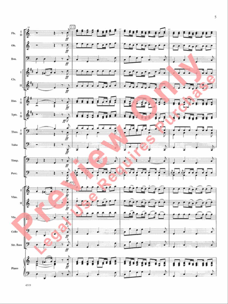 March March Full Orchestra scores gallery preview page 6