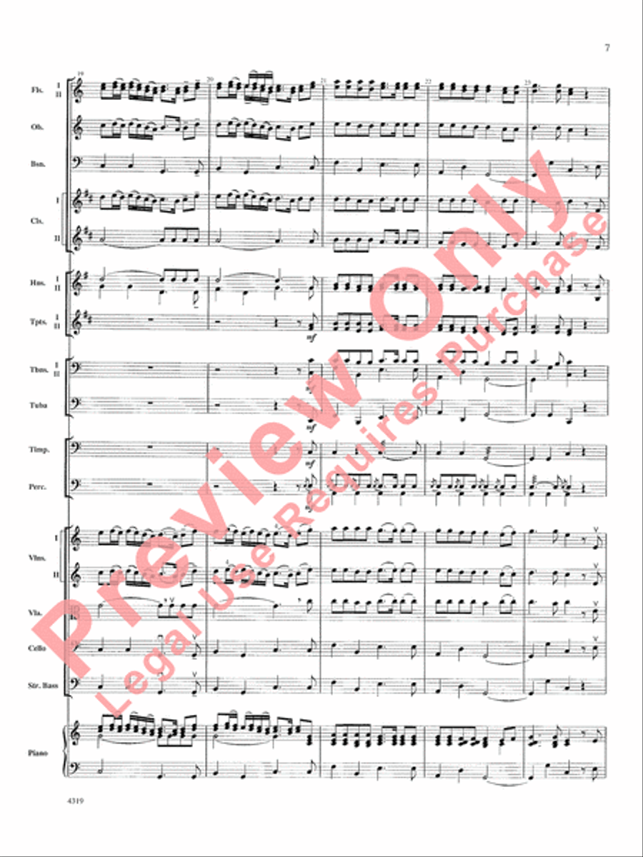 March March Full Orchestra scores gallery preview page 8