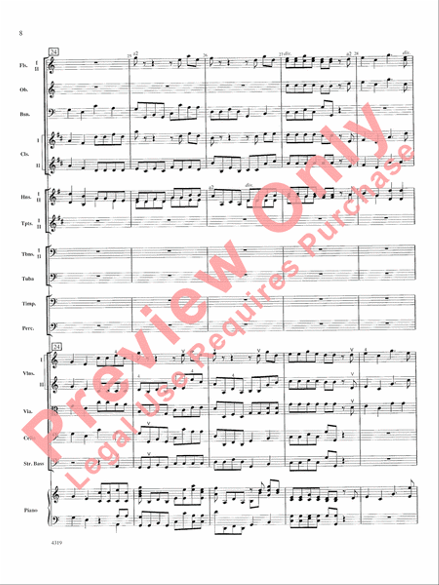 March March Full Orchestra scores gallery preview page 9
