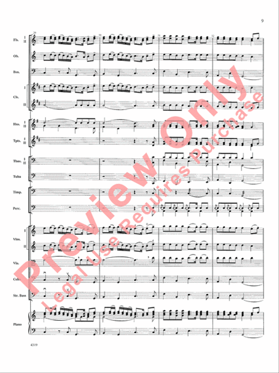 March March Full Orchestra scores gallery preview page 10