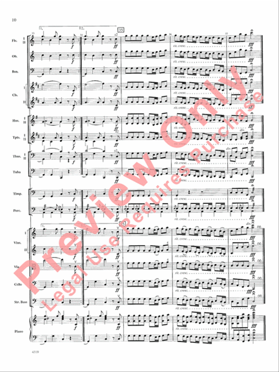 March March Full Orchestra scores gallery preview page 11