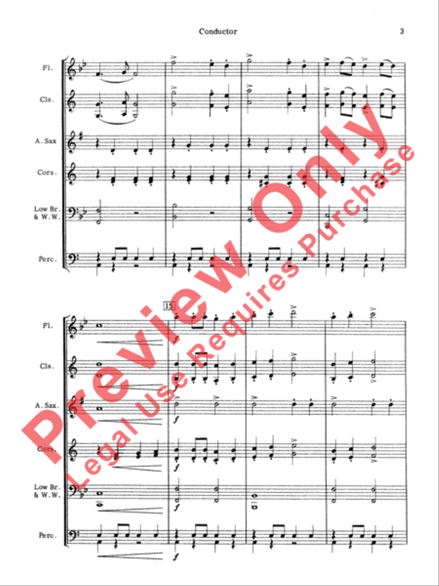 March Militaire March Militaire Concert Band scores gallery preview page 4