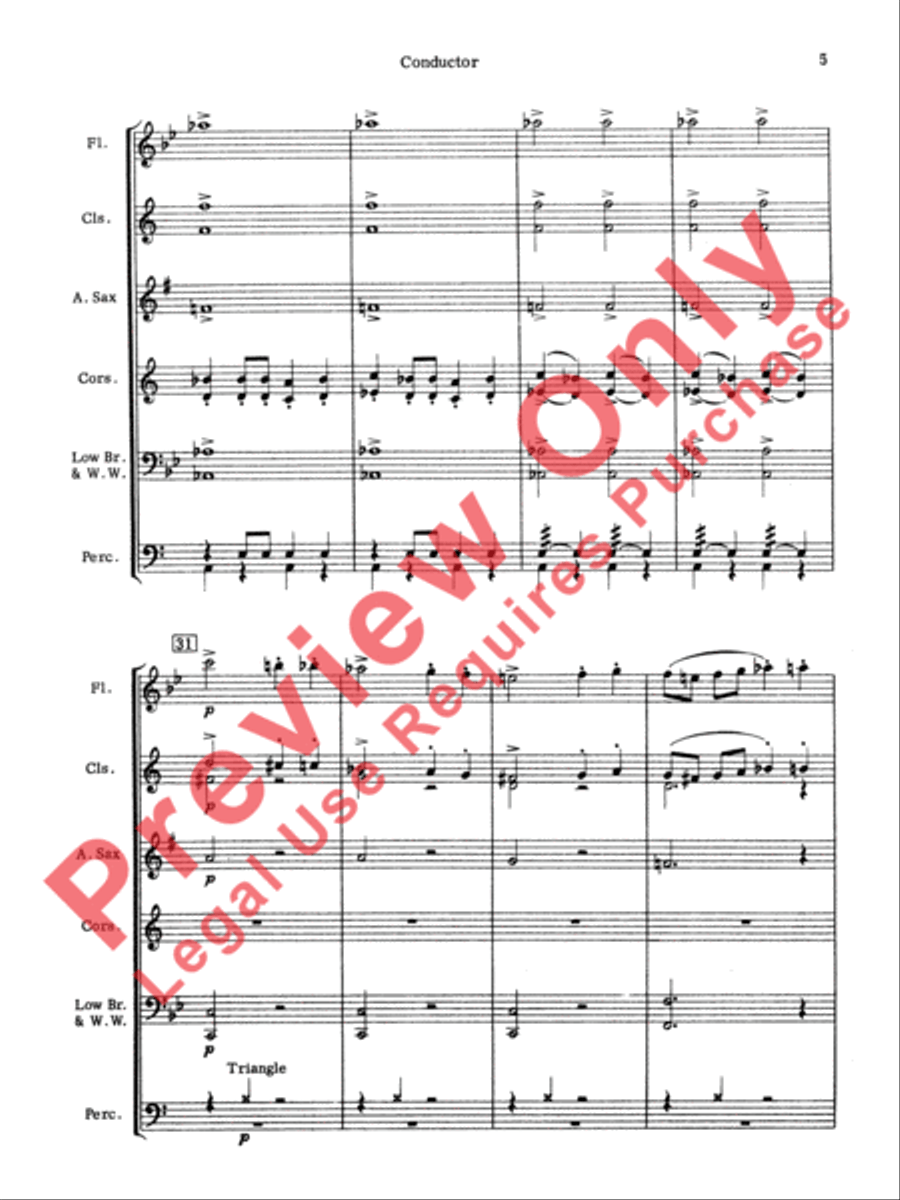 March Militaire March Militaire Concert Band scores gallery preview page 6
