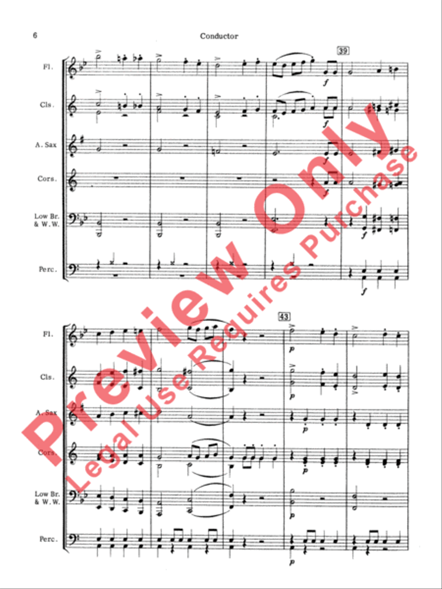 March Militaire March Militaire Concert Band scores gallery preview page 7