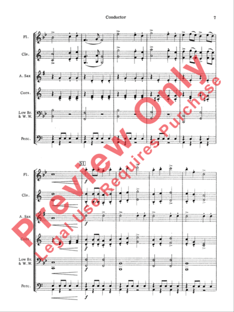 March Militaire March Militaire Concert Band scores gallery preview page 8