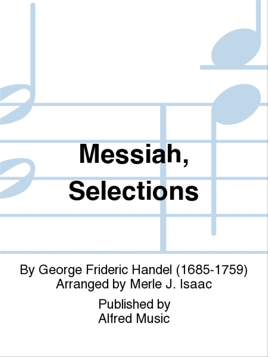 Messiah, Selections Full Orchestra scores gallery preview page 1