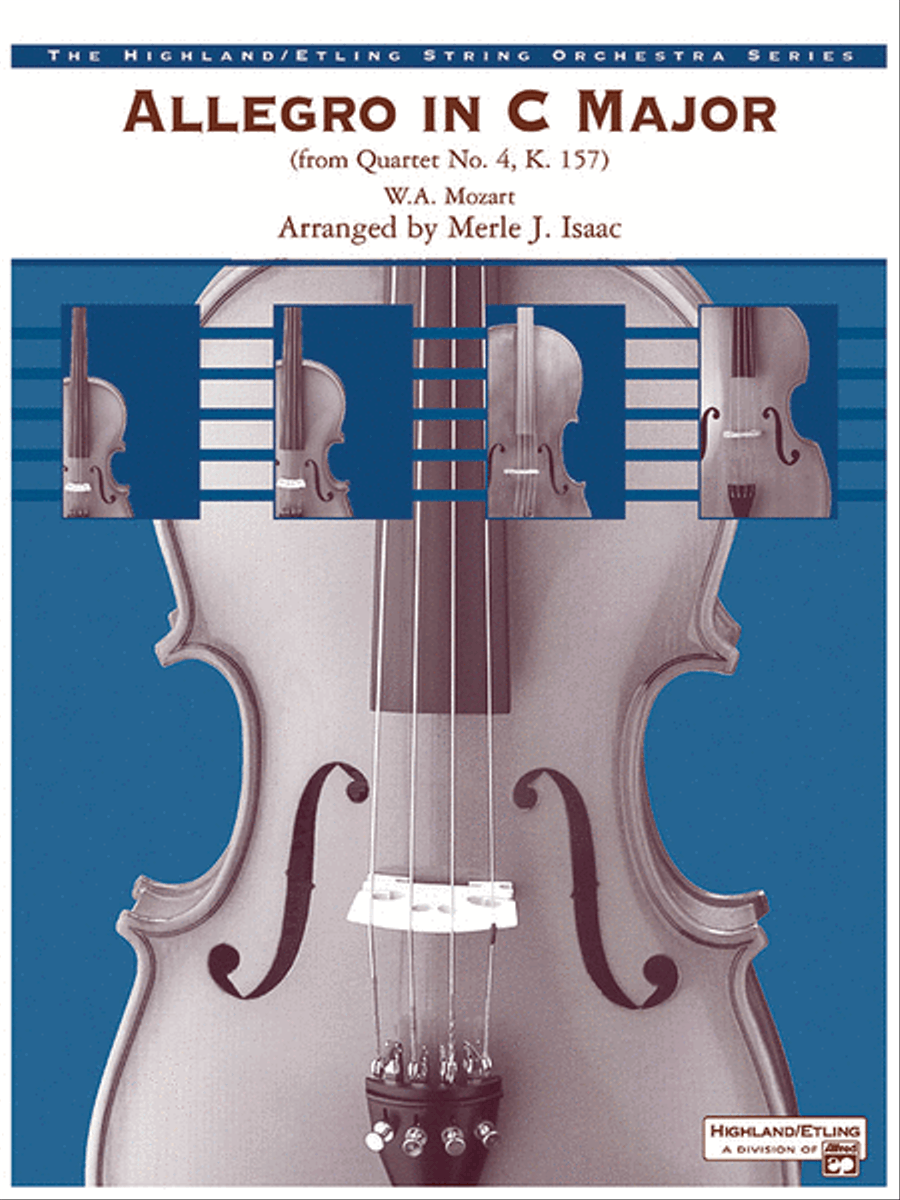 Allegro in C Major Allegro in C Major String Orchestra scores gallery preview page 1