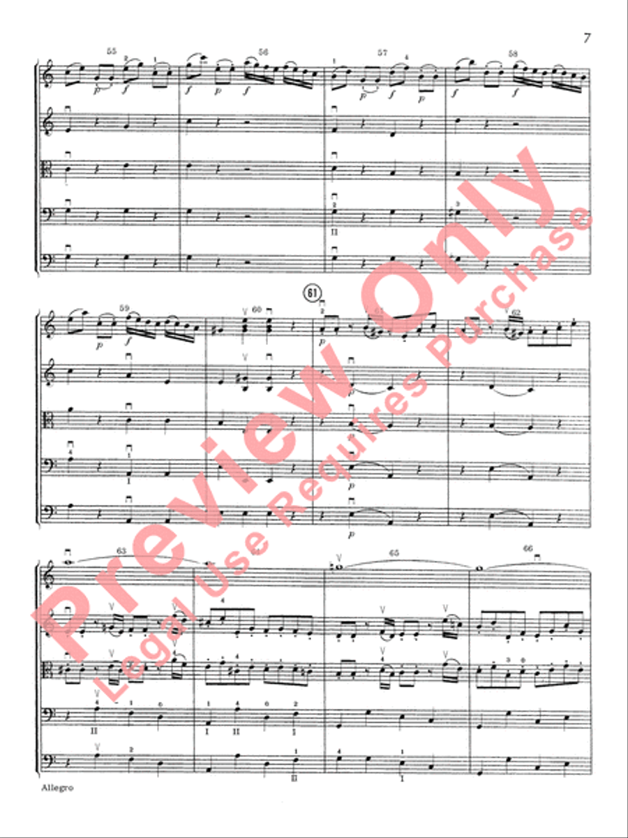 Allegro in C Major Allegro in C Major String Orchestra scores gallery preview page 8