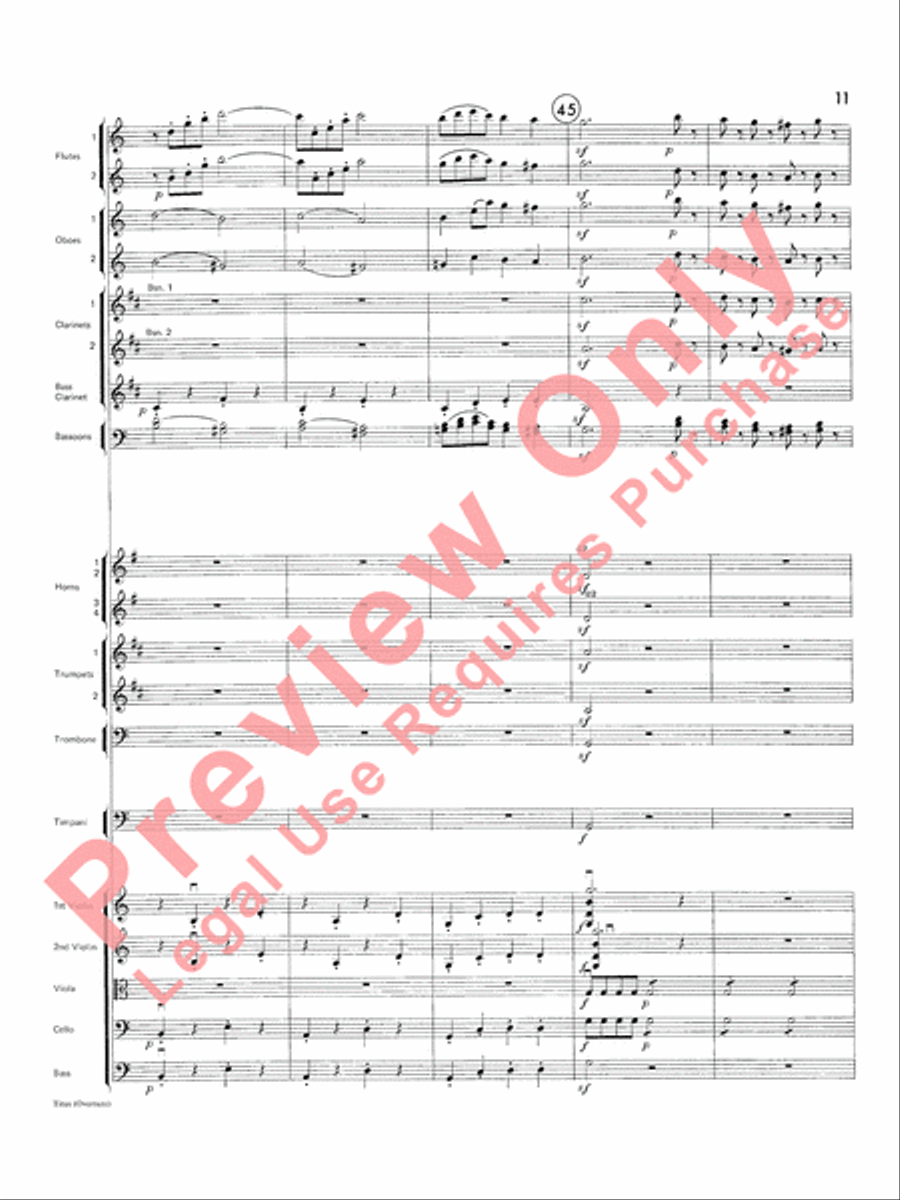 Titus Overture Titus Overture Full Orchestra scores gallery preview page 12