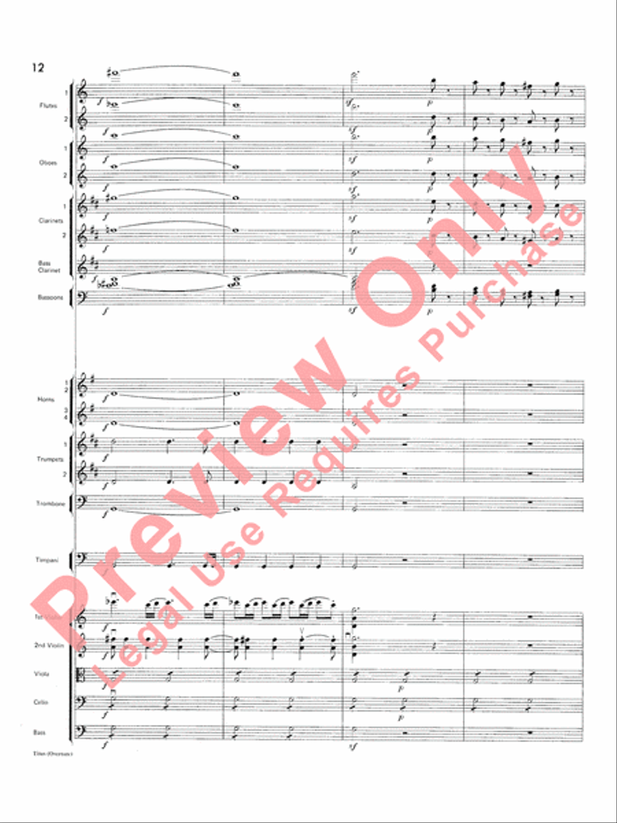Titus Overture Titus Overture Full Orchestra scores gallery preview page 13