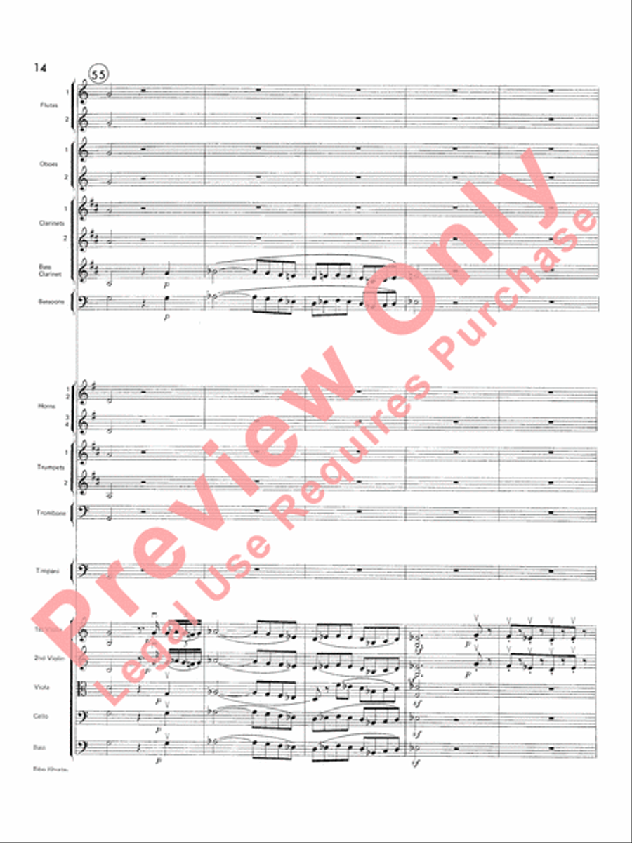 Titus Overture Titus Overture Full Orchestra scores gallery preview page 15