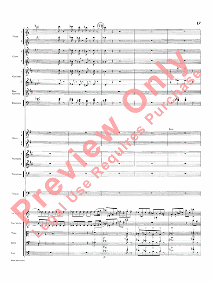 Titus Overture Titus Overture Full Orchestra scores gallery preview page 18
