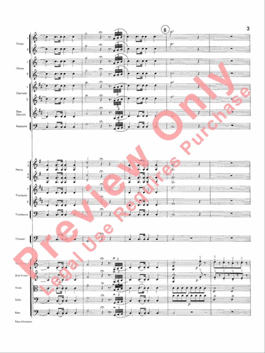 Titus Overture Titus Overture Full Orchestra scores gallery preview page 4