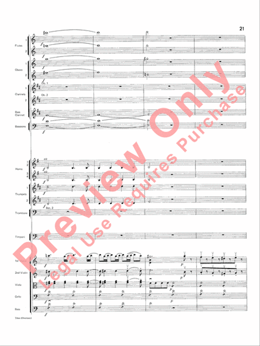 Titus Overture Titus Overture Full Orchestra scores gallery preview page 22