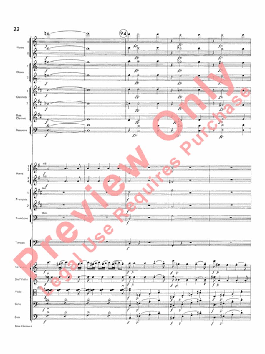 Titus Overture Titus Overture Full Orchestra scores gallery preview page 23
