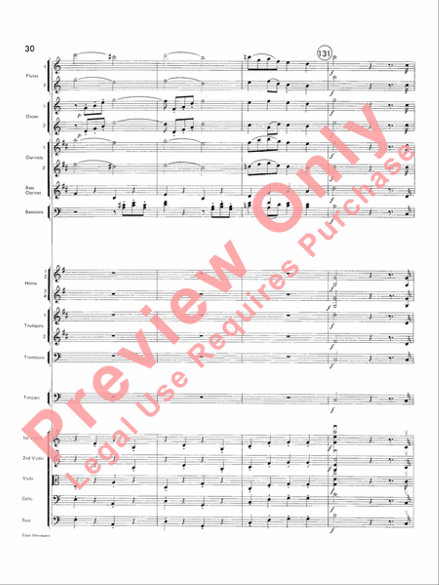 Titus Overture Titus Overture Full Orchestra scores gallery preview page 31