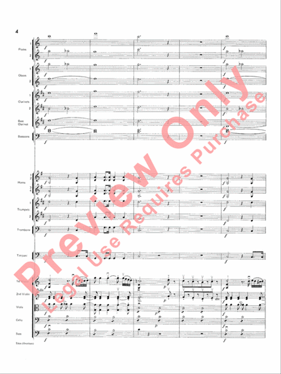 Titus Overture Titus Overture Full Orchestra scores gallery preview page 5