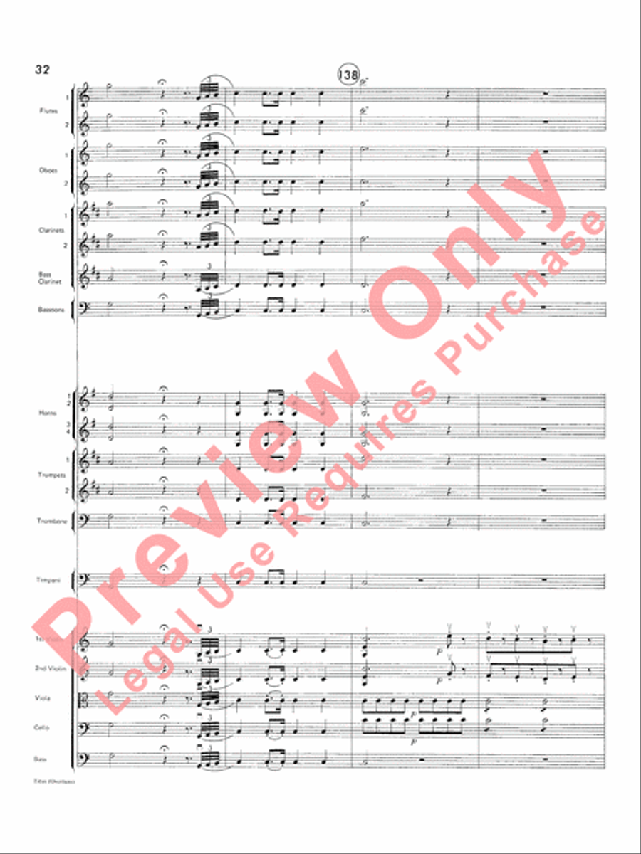 Titus Overture Titus Overture Full Orchestra scores gallery preview page 33