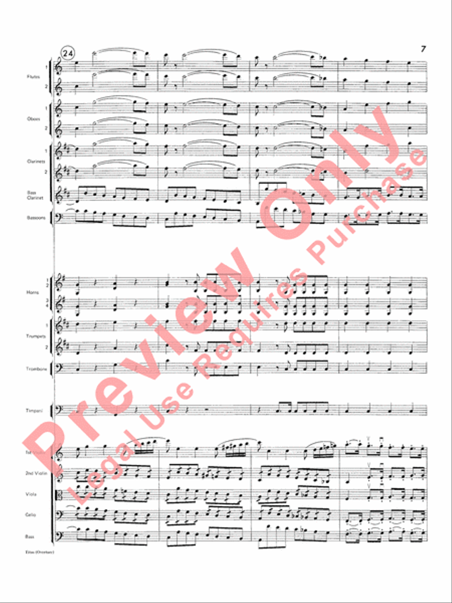 Titus Overture Titus Overture Full Orchestra scores gallery preview page 8