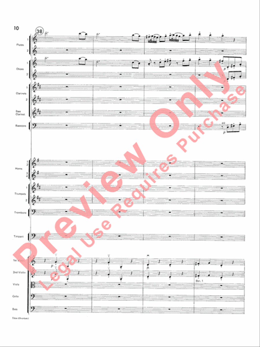 Titus Overture Titus Overture Full Orchestra scores gallery preview page 11