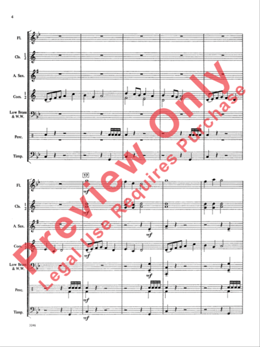 Royal Tournament Royal Tournament Concert Band scores gallery preview page 5