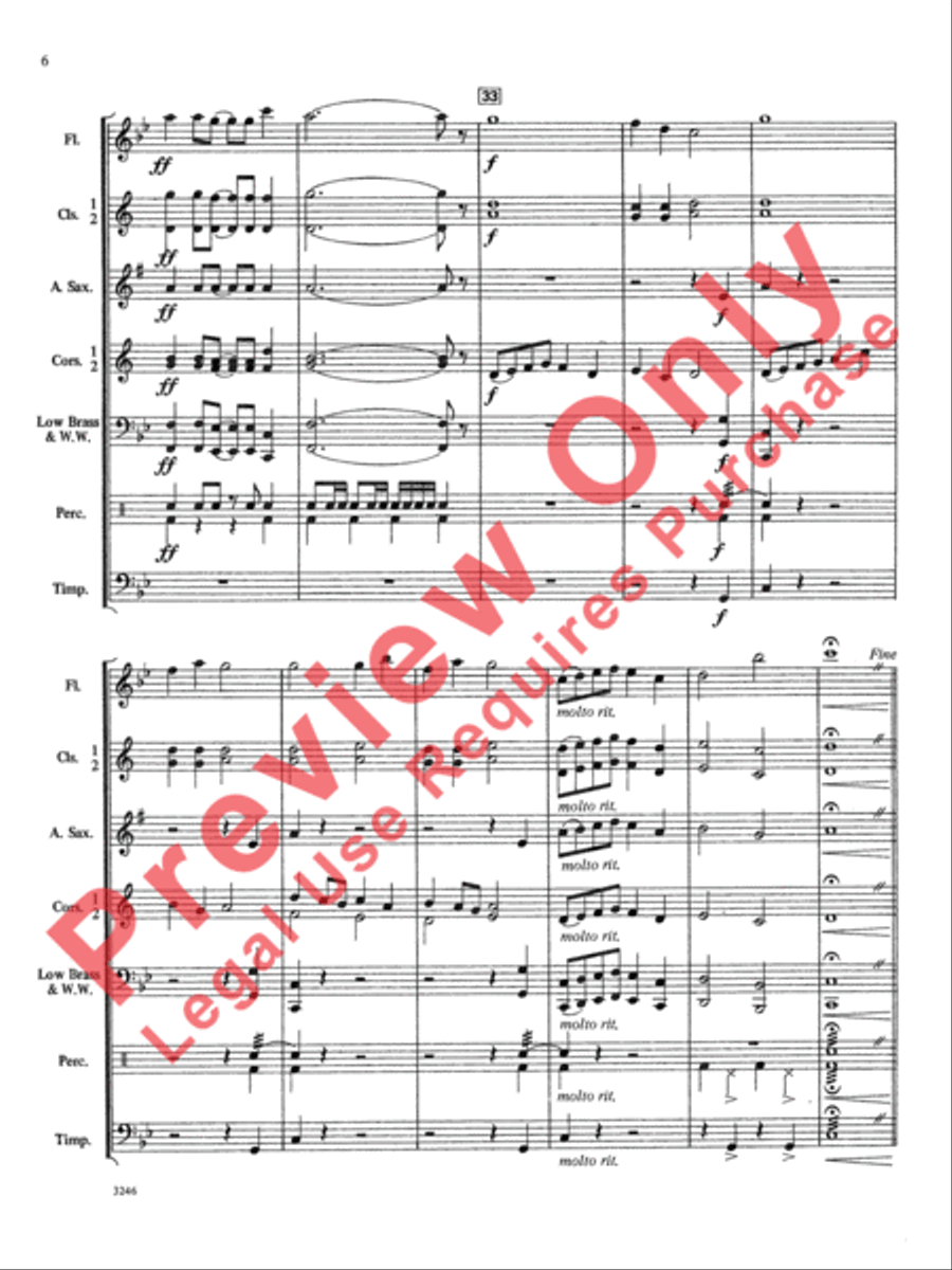 Royal Tournament Royal Tournament Concert Band scores gallery preview page 7