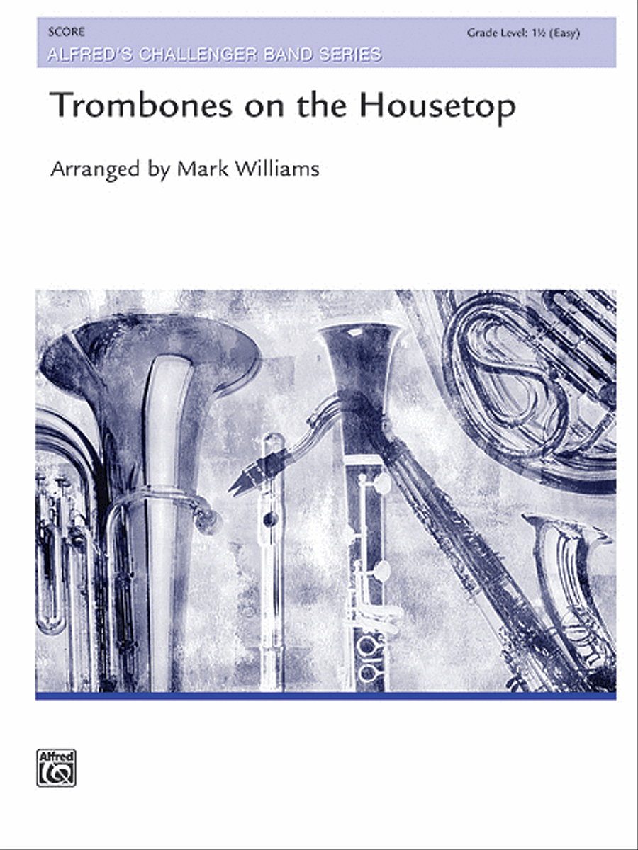Trombones on the Housetop Concert Band scores gallery preview page 1
