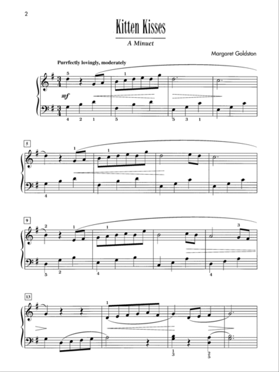 The Best of Margaret Goldston, Book 2 Easy Piano scores gallery preview page 3