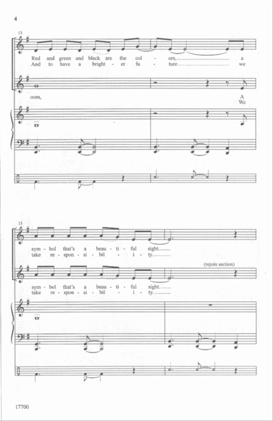 Celebrate Kwanzaa Celebrate Kwanzaa 2-Part scores gallery preview page 4