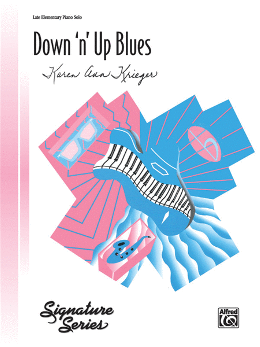 Down 'n' Up Blues Easy Piano scores gallery preview page 1