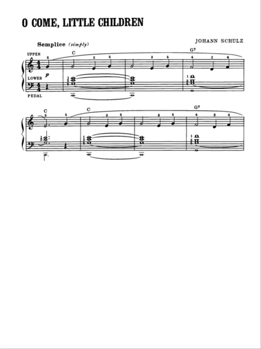 Easiest Christmas Carol Spinet Organ Book Organ scores gallery preview page 2