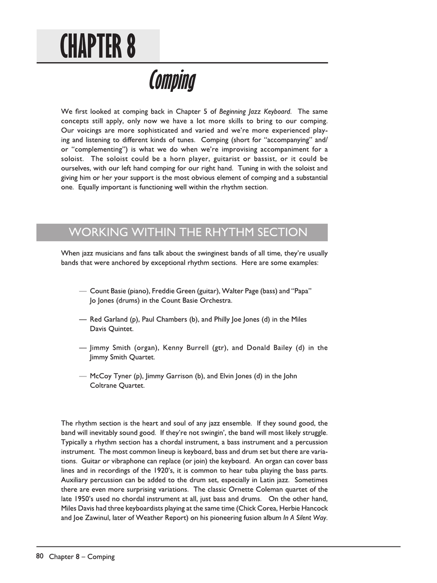 Complete Jazz Keyboard Method Piano Method scores gallery preview page 5