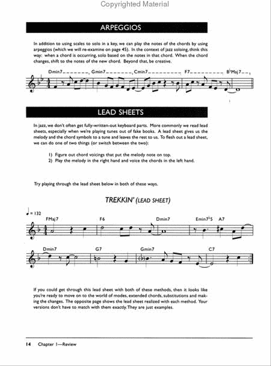 Complete Jazz Keyboard Method: Intermediate Jazz Keyboard Piano scores gallery preview page 3