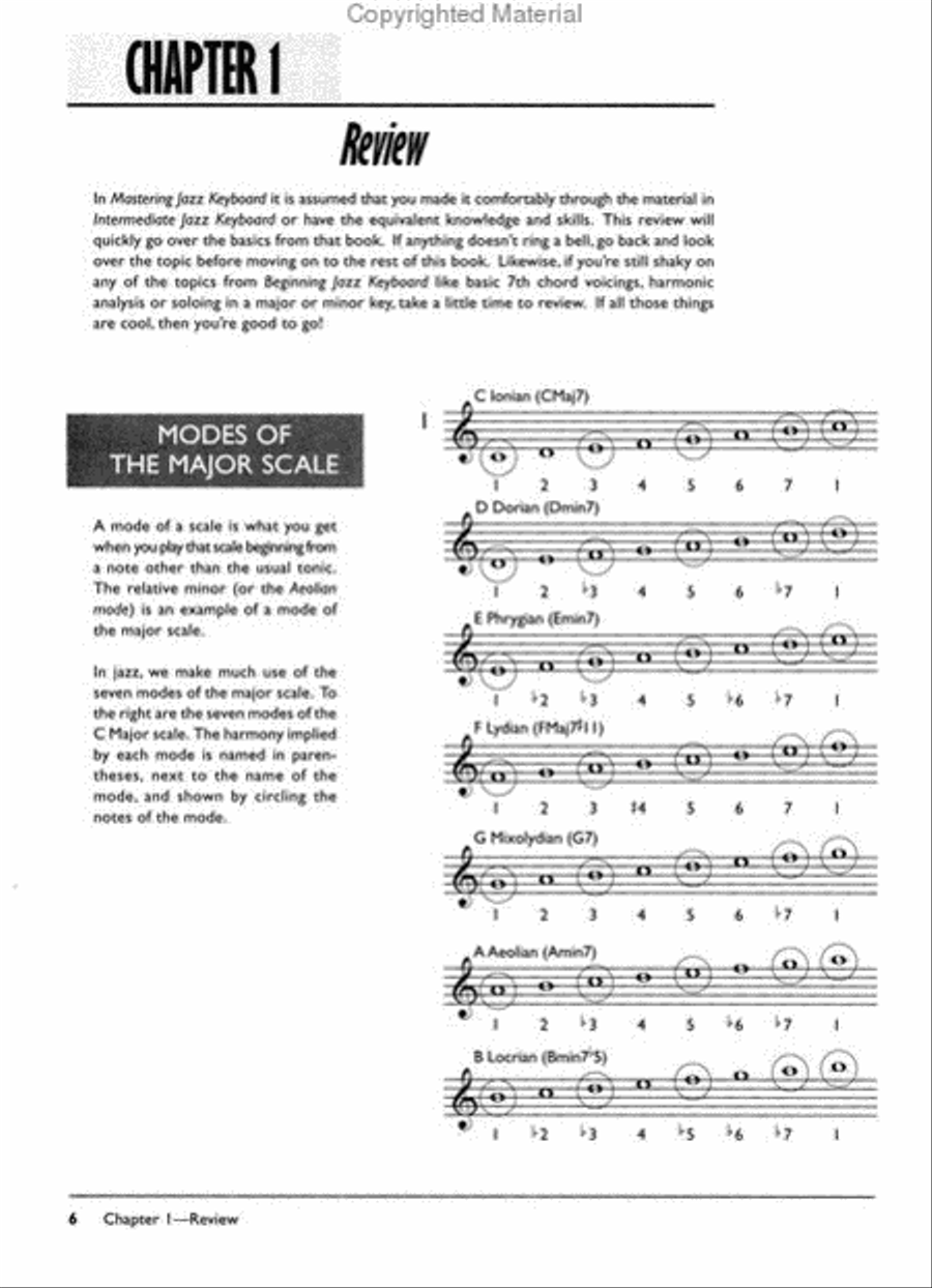 Complete Jazz Keyboard Method: Mastering Jazz Keyboard Piano scores gallery preview page 2