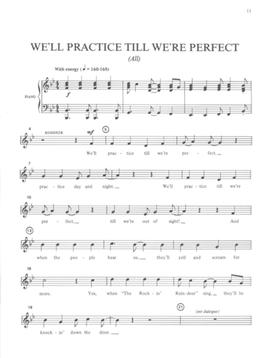 The Night the Reindeer Rocked! - Soundtrax CD (CD only) Choir scores gallery preview page 4