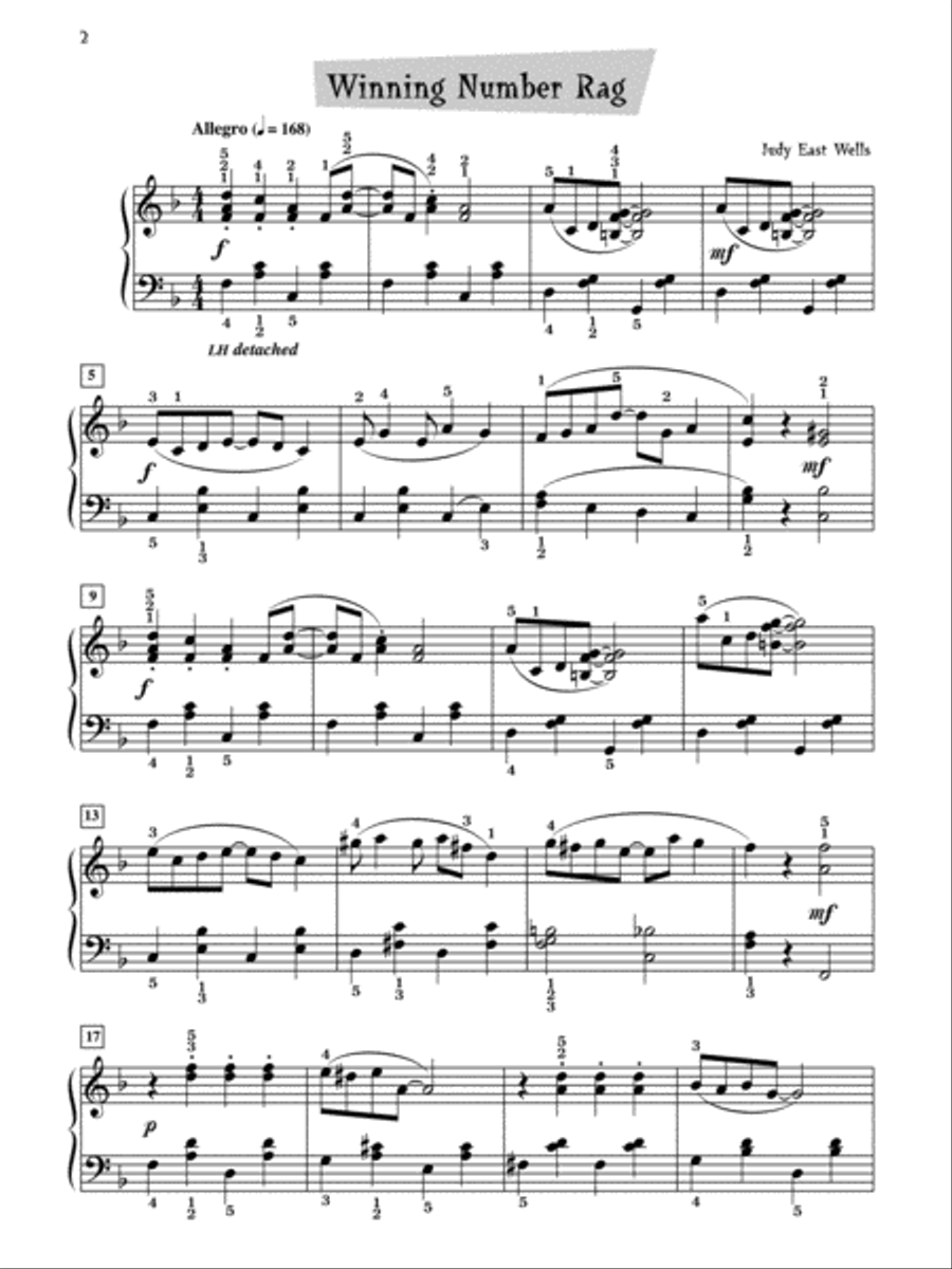Ragtime Jamboree! Piano Solo scores gallery preview page 2