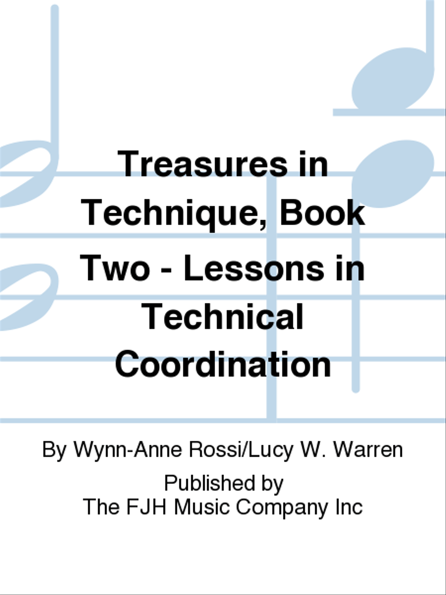 Treasures in Technique, Book Two - Lessons in Technical Coordination Piano Method scores gallery preview page 1