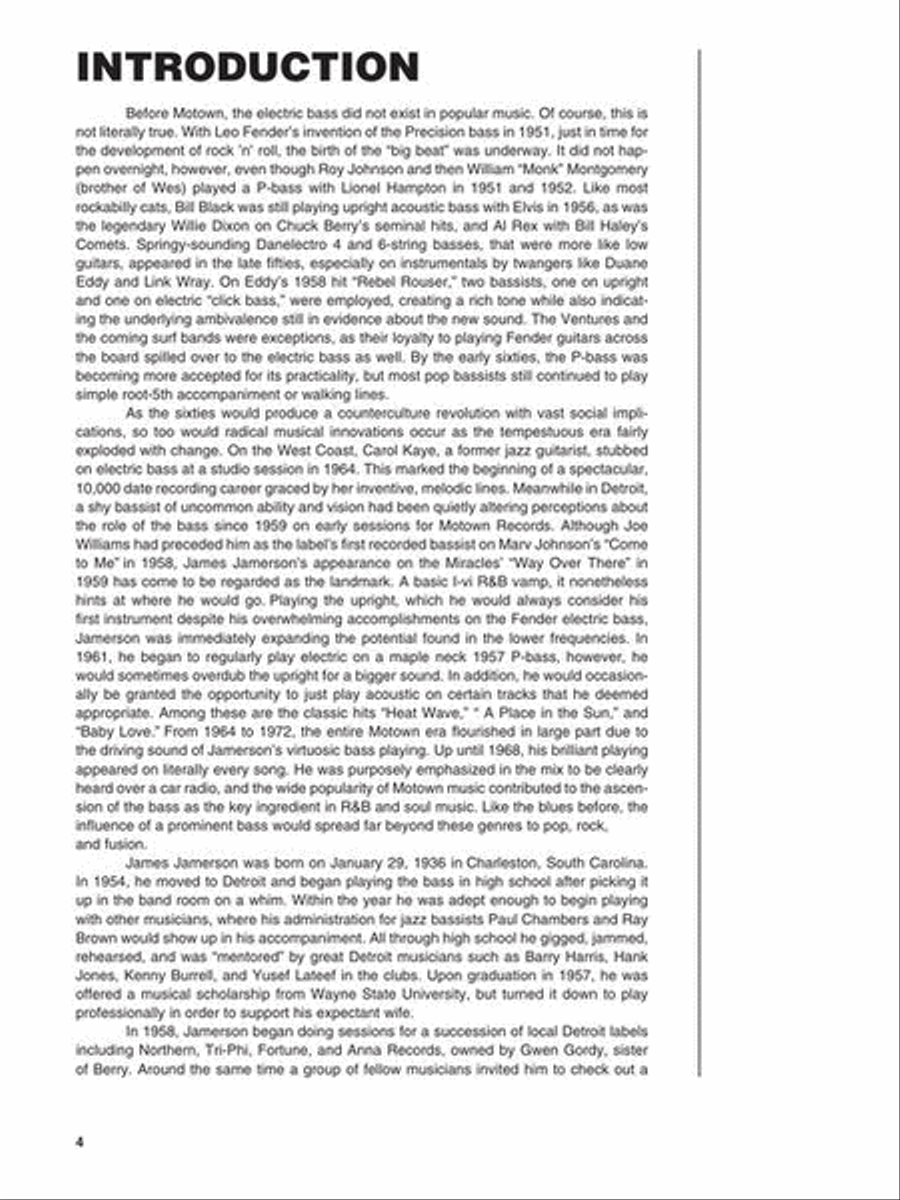 Motown Bass Motown Bass Bass Guitar Tablature scores gallery preview page 4