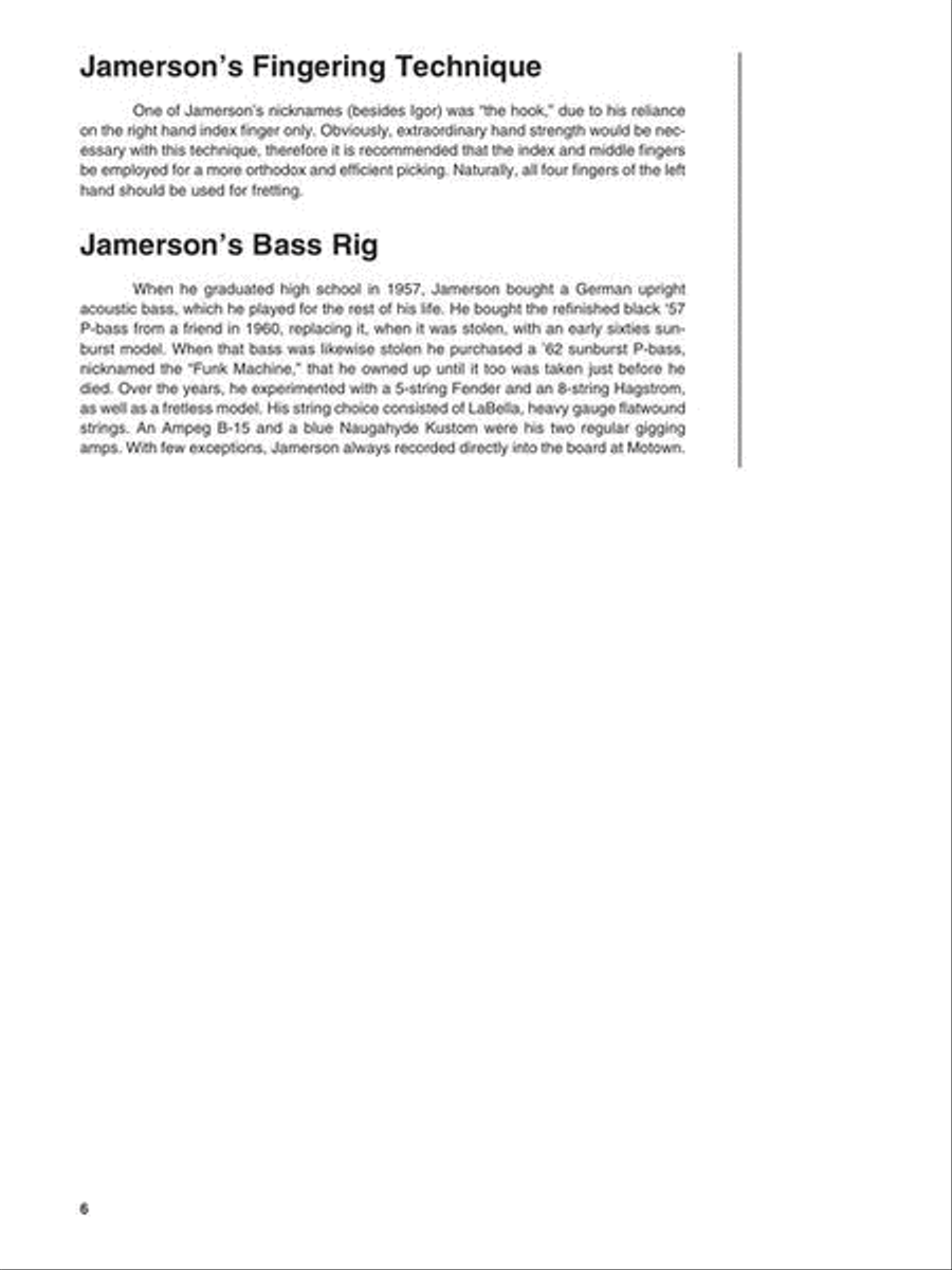 Motown Bass Motown Bass Bass Guitar Tablature scores gallery preview page 5