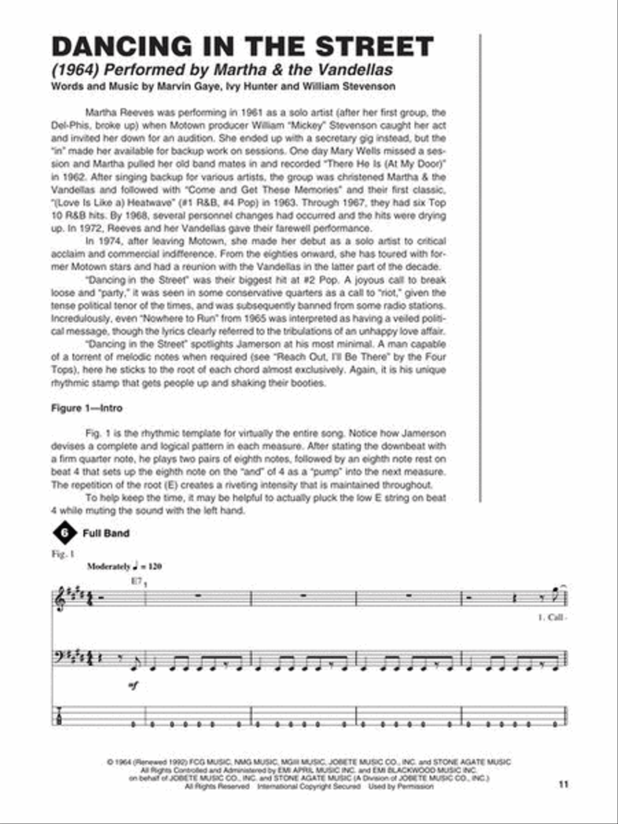 Motown Bass Motown Bass Bass Guitar Tablature scores gallery preview page 9
