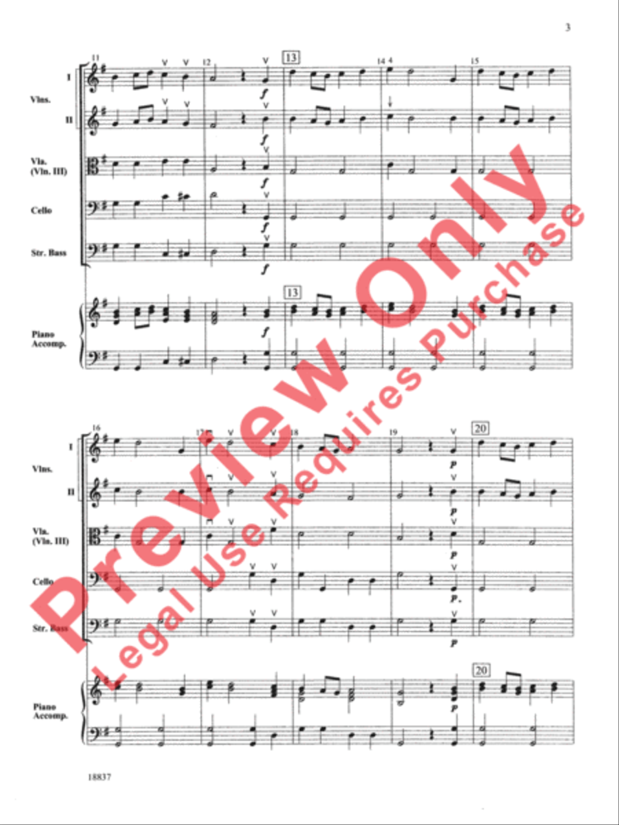 Spring Spring String Orchestra scores gallery preview page 4