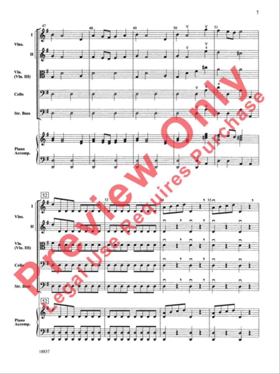 Spring Spring String Orchestra scores gallery preview page 8