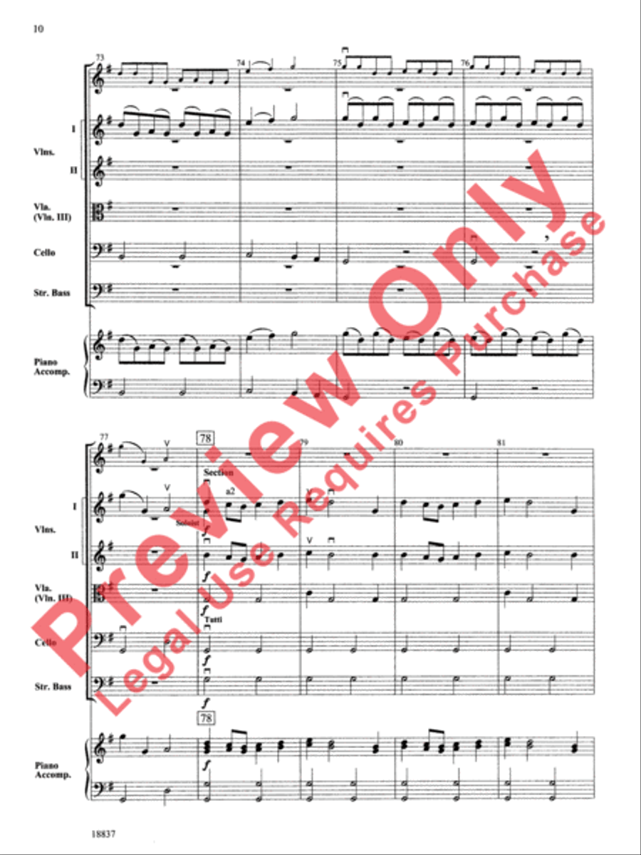 Spring Spring String Orchestra scores gallery preview page 11
