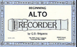 Beginning Alto Recorder