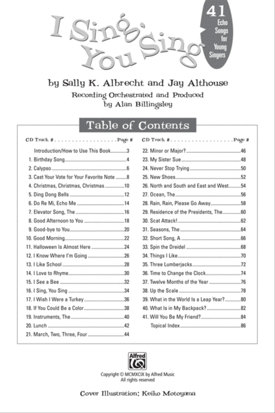 I Sing, You Sing I Sing, You Sing CD scores gallery preview page 2