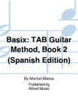 Basix: TAB Guitar Method, Book 2 (Spanish Edition)
