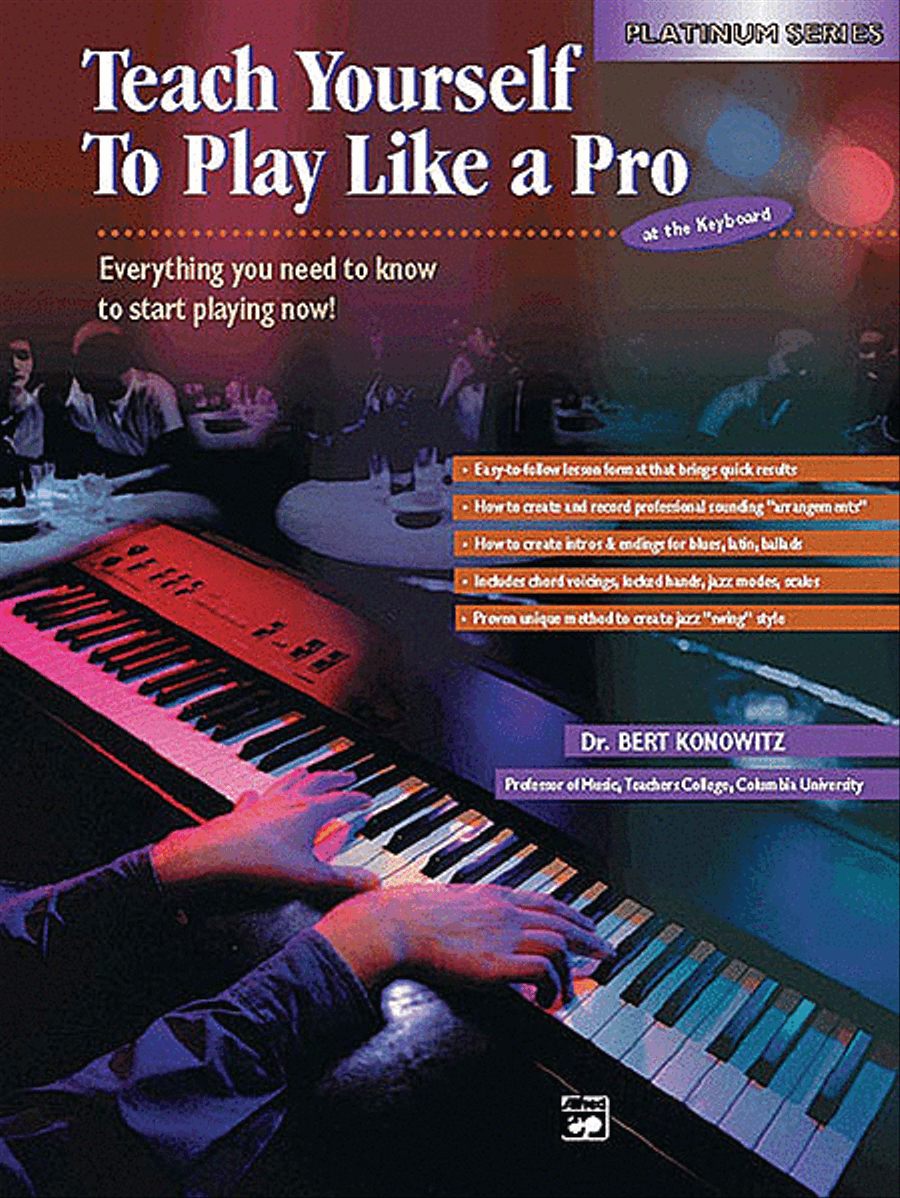 Alfred's Teach Yourself to Play Like a Pro at the Keyboard Piano Method scores gallery preview page 1